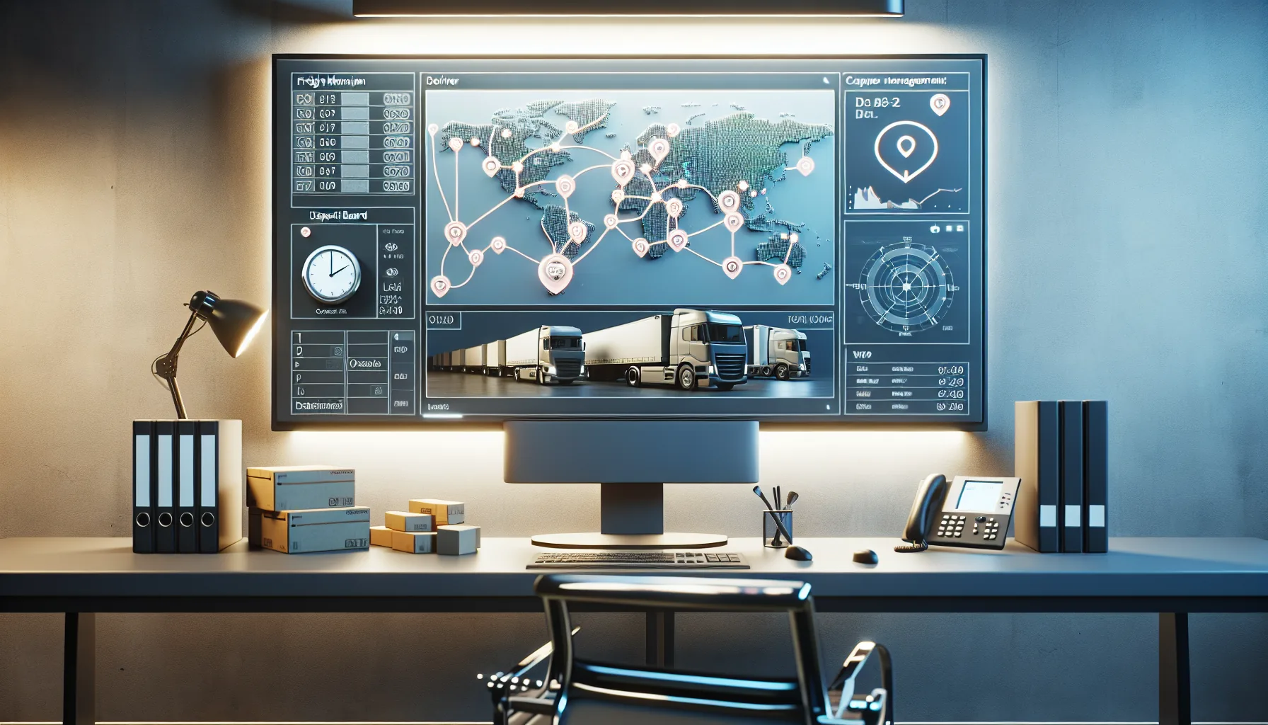 VAU0 Carrier TMS dispatch dashboard